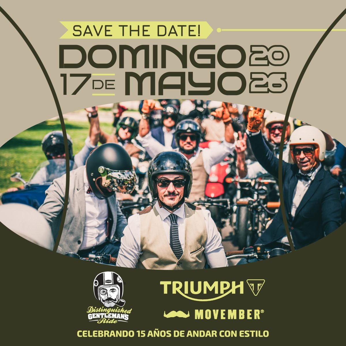 Llega a Tucumán el Distinguished Gentleman’s Ride 2026